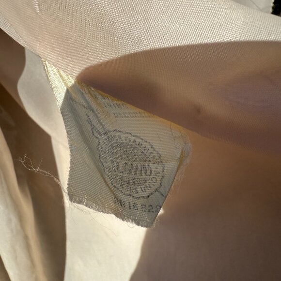 Vintage Peignoir Robe 60s Marilyn Black Floral Lace Peignoir Lingerie Robe | M/L - Picture 17 of 17